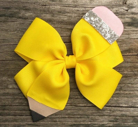 Pencil Hair Bow