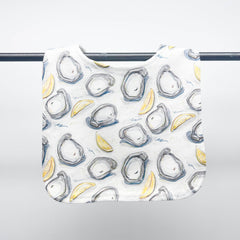 Oysters Baby Bib - Cute Coastal Seafood Shower Birthday Gift