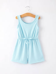 Striped Milk Silk Jumpsuit set