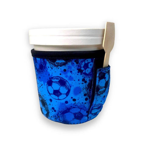 Blue Soccer Pint Size Ice Cream Handler™