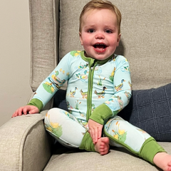 3 Little Ducks Premium Bamboo Convertible Zippy Pajamas