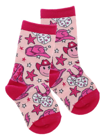 Kids - Girls Giddy Up Tall Sock