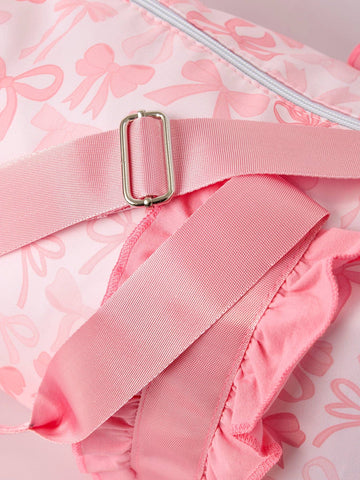 Summer Pink Bow Shoulder Bag