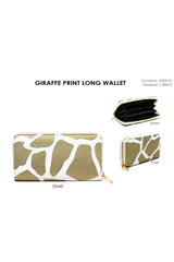 Giraffe Print Wallet