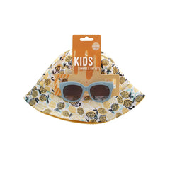 Girls Sunglasses with Combo Hat Style New Fashion Summer Sty
