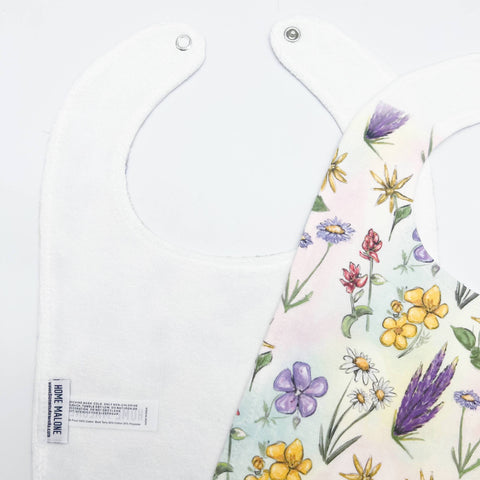 Wildflower Baby Bib