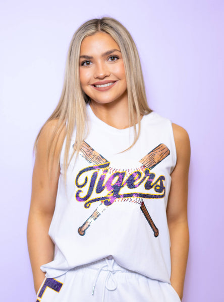 LSU Tigers Baseball Bats (LICENSED) | Women's Sequin Design