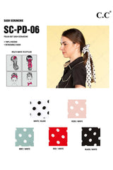 C.C Polka dot Sash Scrunchies